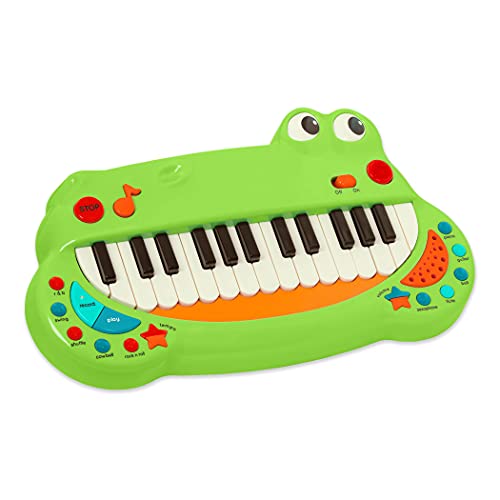 Battat  Toddler Piano Toy  Musical Instrument for Kids, Children  Animal Keyboard Piano with 5 Instrument Settings  Crocodile Piano  2 Years +  Crocodile Piano