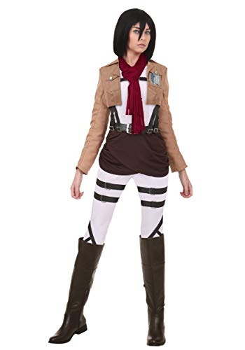 Attack on Titan Mikasa Costume Women's Cosplay Mikasa Outfit X-Small