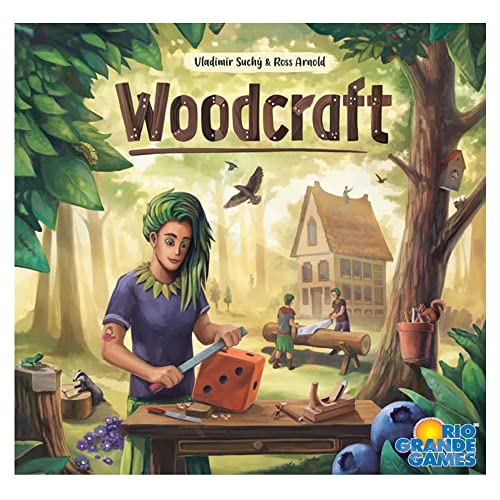 Rio Grande Games Woodcraft - Workshop Management Game, Economic Board Game, Builder Board Game, Rio Grande Games, for Ages 14 and Up, 1-4 Players, 45-90 Minute Playing Time