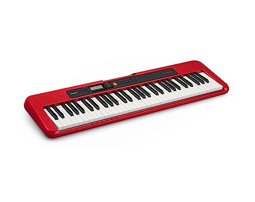 Casio Casiotone, 61-Key Portable Keyboard with USB, RED (CT-S200RD)