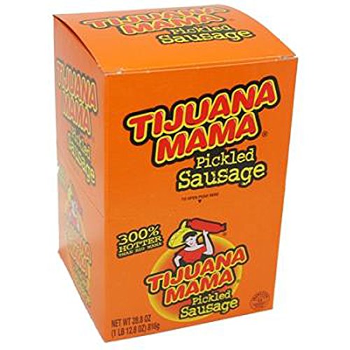 Tijuana Mama, Pickled Sausage, Count 12 (2.4-oz) - Jerkys/Grab Varieties & Flavors