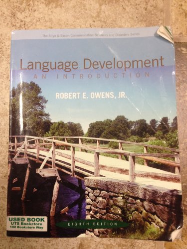 Language Development: An Introduction (8th Edition) (Allyn & Bacon Communication Sciences and Disorders)