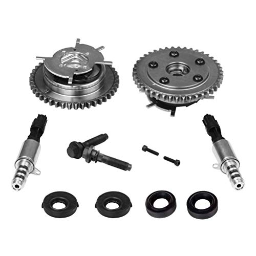 AA IGNITION Variable Camshaft Timing Cam Phaser Kit-Replaces 3R2Z6A257DA, 917-250, 3L3Z 6279-DAP, 8L3Z-6M280-B - Comp. with Ford, Lincoln&Mercury Vehicles - F-150, Expedition - Triton 5.4L, 4.6L 3V