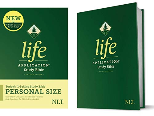 Tyndale NLT Life Application Study Bible, Third Edition, Personal Size (Hardcover)  New Living Translation Bible, Personal Sized Study Bible to Carry with you Every Day