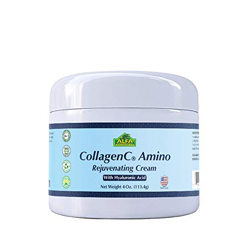 Alfa Vitamins Collagen Amino Cream with Vitamin E. Rejuvenates the Skin / Aging / Wrinkles / Revitalizing / Moisturizer - 4 Oz