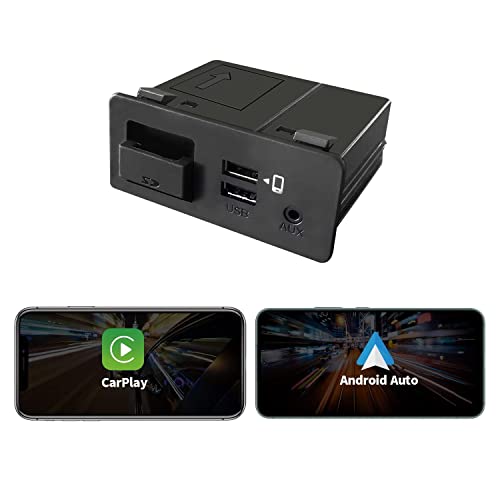 TK78-66-9U0C CarPlay Android Auto Retrofit Kit Fits for Mazda 2 3 6 CX-5 CX-3 MX-5 2014-2020 Year Miata Interface Port Aux Console 00008FZ34 Dual USB Interface Module