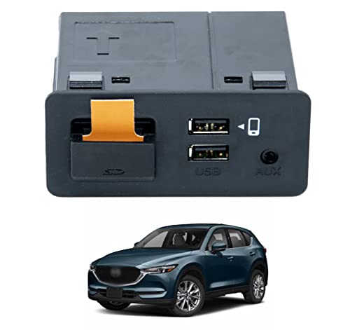 SDonestep Mazda Carplay, Apple Carplay Adapter Compatible with Mazda CX3/CX5/CX9/MX5/mzd6 2014-2020, Fit for Carplay & Android Auto, TK78-66-9U0C Retrofit Kit Fits MZD Connect System, 00008FZ34