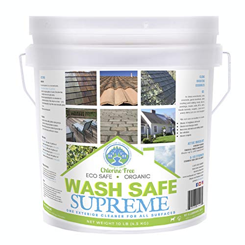 Wash Safe Industries - WS-SU-10LB SUPREME CLEAN Eco-Safe and All Natural Exterior Surface Cleaner, 10 lb Container