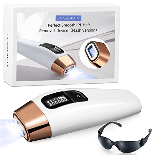 COSBEAUTY IPL Hair Removal for Women and Men, At-Home Permanent Hair Removal Device Painless Laser Hair Removal for Armpits Back Legs Arms Bikini Line Facial, Corded (Packages May Vary)