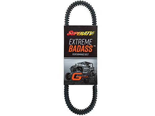 SuperATV Heavy Duty Extreme Badass CVT Drive Belt for 2014+ Polaris RZR XP 1000 / RZR XP4 1000 | Built to Withstand high Temps and Extreme Abuse!