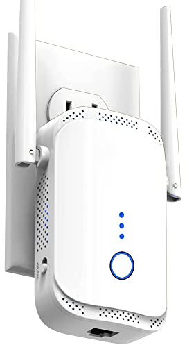 2022 WiFi Extender Signal Booster - Long Range Coverage 35 Devices, Internet Repater for Home, Wireless Signal Amplifier with Ethernet Port - 5 Modes, Easy Setup