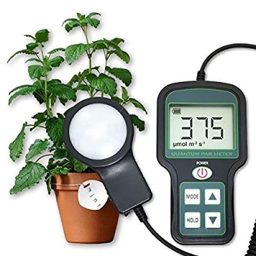 Quantum PAR Meter - High Precision, Grow Light meter, Indoor Plants meter, Good for Growing droseras and All Indoor Plants,Rechargeable