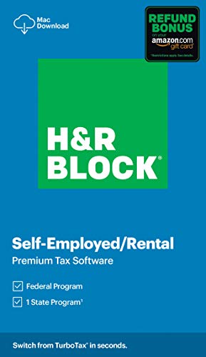 H&R Block Tax Software Premium 2020 with 3.5% Refund Bonus Offer (Amazon Exclusive) [Mac Download] [Old Version]