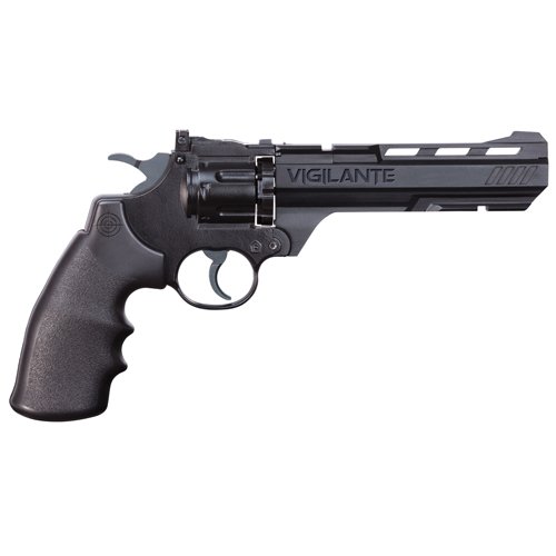 Crosman CCP8B2 Vigilante CO2 .177-Caliber Pellet and BB Revolver, Black, 8.75 x 3.50 x 13.50 inches