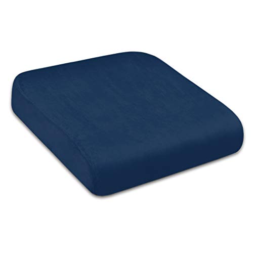 ComfySure Extra Large Wheelchair Seat Cushion - Firm Memory Foam Chair Pad for Wheelchair, Recliner, Office, Car & Bariatric Overweight Users 19x17x3