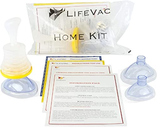 LifeVac - Choking Rescue Device Home Kit for Adult and Children First Aid Kit, Portable Choking Rescue Device, First Aid Choking Device