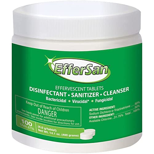 Effersan Effervescent Sanitizer - 100 Count