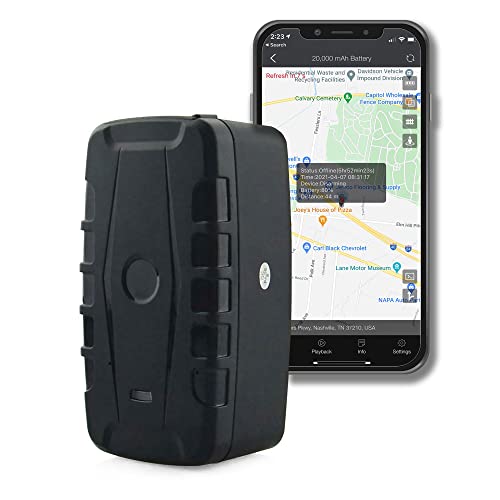 GPS Tracker for Vehicle - Discover It - 4G Real Time GPS Tracking Device Monitoring System with GEO Fence for Kids, Cars, Vehicle, Seniors - Up to 256 Day Battery Life - 6 Month Data Plan Included