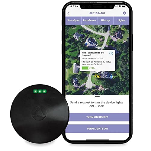 LandAirSea 54 GPS Tracker, - USA Engineered & Assembled, Waterproof Magnet Mount. Full Global Coverage. 4G LTE Real-Time Tracking for Vehicle, Asset, Fleet, Elderly and more. Subscription is required