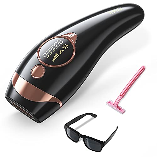 IPL Hair Removal for Women and Men at-Home,Upgrade to 999,000 Flashes Permanent Hair Removal,Painless Hair Remover Device for Armpits Legs Arms Bikini Line and Facial Whole Body