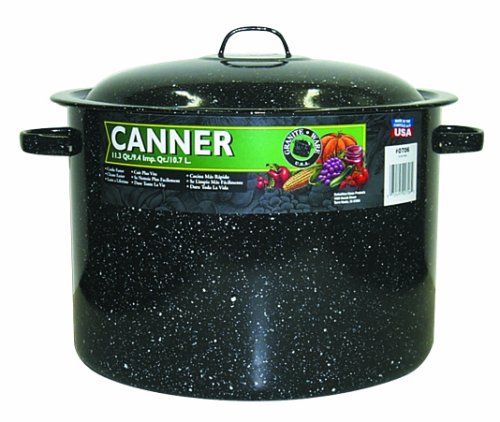 Granite Ware Enamel on Steel 12-Quart Water Bath Canner with Lid