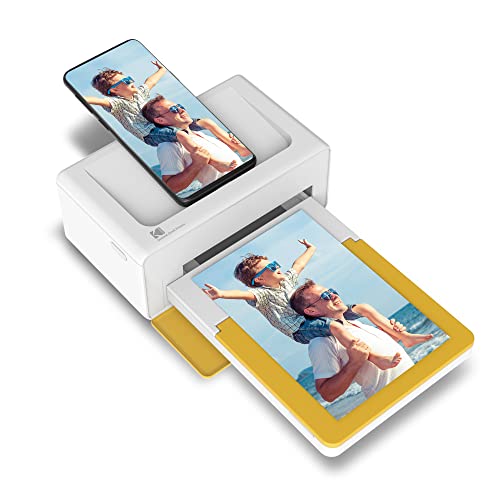 Kodak Dock Plus 4x6 Portable Instant Photo Printer, Compatible with iOS, Android and Bluetooth Devices Full Color Real Photo, 4Pass & Lamination Process, Premium Quality