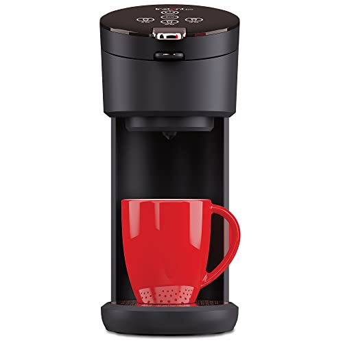 Instant Pot Solo 2-in-1 Singe Serve Coffee Maker for Ground Coffee, K-Cup Pod Compatible Coffee Brewer, Includes Reusable Coffee Pod, 8 to 12oz. Brew Sizes, 40oz. Water Reservoir, Black