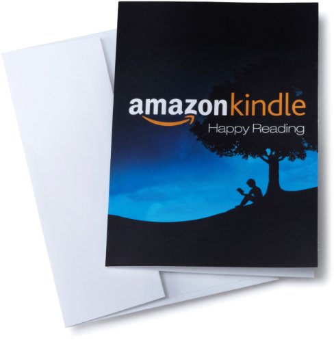 Amazon.com Gift Card for any amount in a Greeting Card (Amazon Kindle Design)