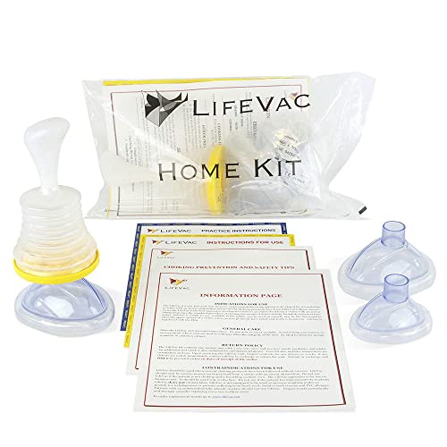LifeVac - Choking Rescue Device Home Kit for Adult and Children First Aid Kit, Portable Choking Rescue Device, First Aid Choking Device