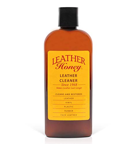 Leather Honey Leather Cleaner The Best Leather Cleaner for Vinyl and Leather Apparel, Furniture, Auto Interior, Shoes and Accessories. Does Not Require Dilution. Ready to Use, 8 Ounce Bottle!