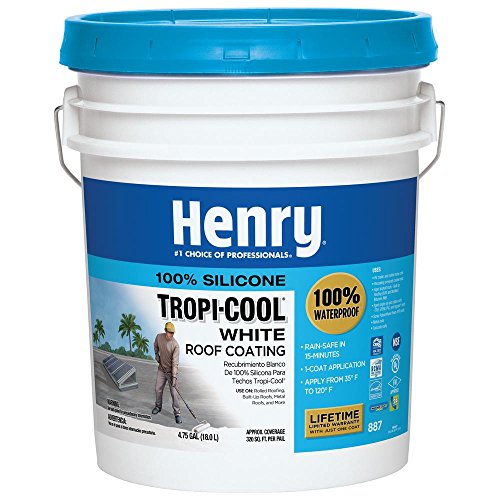 Henry HE887HS073 TropiCool5GAL Tropicool Roof Coat, 5 Gallon