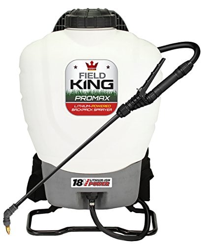 Field King 190515 Professionals Battery Powered Backpack Sprayer, 4 gal , White