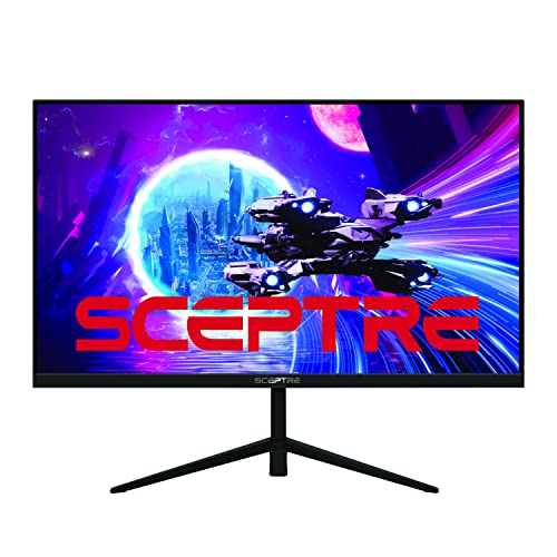 Sceptre 25" Gaming Monitor 1920 x 1080p up to 165Hz 1ms AMD FreeSync Premium HDMI DisplayPort Build-in Speakers, 106% sRGB Machine Black (E255B-FWD168)