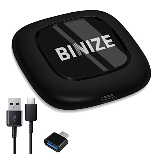 Binize Android 12 Multimedia Video Box Support Wireless Carplay&Android Auto, Carplay AI Box Carplay Streaming Support YouTube,Netflix