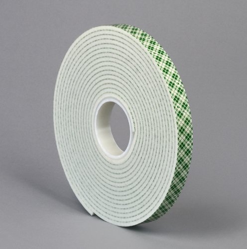 3M Double Coated Urethane Foam Tape 4008, 3/4" x 36 yards, Indoor Mounting, Bonding, and Attaching