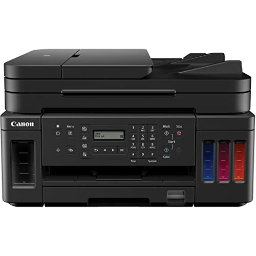 Canon G7020 All-in-One Printer Home Office | Wireless Supertank (Megatank) Printer | Copier | Scan, | Fax and ADF with Mobile Printing, Black