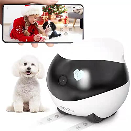 Enabot Pet Camera Home Security Camera,Movable Indoor WiFi Cam,2 Way Talk,Night Vision,1080P Video, Self Charging Rechargeable Wireless Camera for Pet/Babt/Elderly