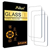 Ailun Glass Screen Protector Compatible for iPhone 14 Plus/14 Pro Max [6.7 Inch] Display 3 Pack Tempered Glass, Sensor Protection, Dynamic Island Compatible, Case Friendly