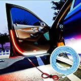 Goodream Car Door Lights, 47.2 Inches 150 LEDs Flow LED Strip Lights for Car Truck SUV Accessories Interior Door Courtesy Light, Warning Anti Rear-end Collision Safety (2PCS)