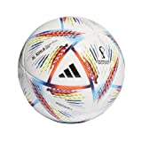 adidas unisex-adult FIFA World Cup Qatar 2022 Al Rihla Mini Soccer Ball, White/Pantone, 1