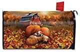 Briarwood Lane Welcome Fall Puppies Magnetic Mailbox Cover Pumpkin Barn Autumn Standard