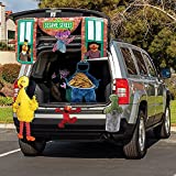 Sesame Street Trunk or Treat Decorations for Car, Official Sesame Street Car Trunk Decorations for Halloween, Kit with Themed Panels for Cars and SUVs