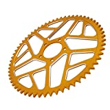 58T Motorcycle Rear Sprocket 420 Pitch for Sur Ron Light Bee S/X, Segway X160/X260, Talaria Sting -Gold