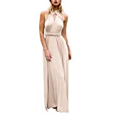 Women Transformer Infinity Evening Dress Multi-Way Wrap Convertible Halter Maxi Floor Long Dress High Elasticity