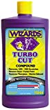 WIZARDS  Turbo Cut Tine Release Compound for Paint, Gel Coat, and Fiberglass - Automotive Detailing (32 oz.)