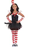 Costumes USA Dr. Seuss Cat in the Hat Tutu Halloween Costume, Small, with Included Accessories