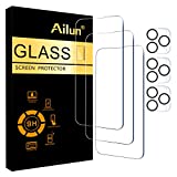 Ailun 3 Pack Screen Protector Compatible for iPhone 14 Pro Max[6.7 inch] + 3 Pack Camera Lens Protector,Sensor Protection,Dynamic Island Compatible,Case Friendly Tempered Glass Film,[9H Hardness] - HD