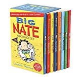 Big Nate Lincoln Peirce Series 8 Books Box Gift Set Includes Mr Popularity,Genius Mode, Here Goes Nothing,What Could Possibly go Wrong, Goes for Broke,On a Roll, Strikes Again,In a Class by Himself