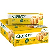 Quest Nutrition Lemon Cake Protein Bars, High Protein, Low Carb, Gluten Free, Keto Friendly, 12 Count