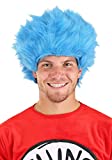 Dr. Seuss Thing 1 & Thing 2 Blue Fuzzy Costume Wig Standard